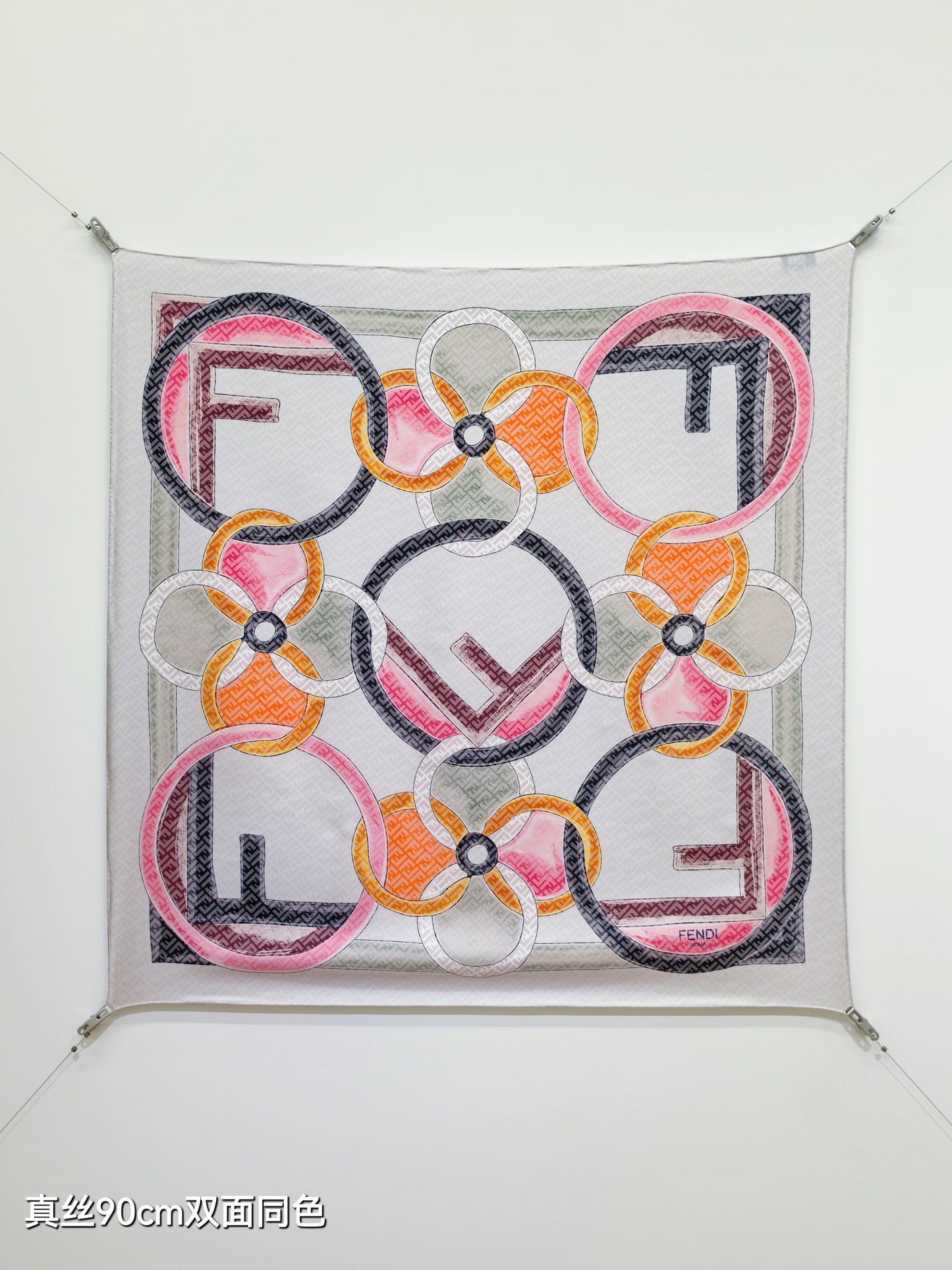 芬F家-18姆米雙面 90x90cm 斜紋真絲
