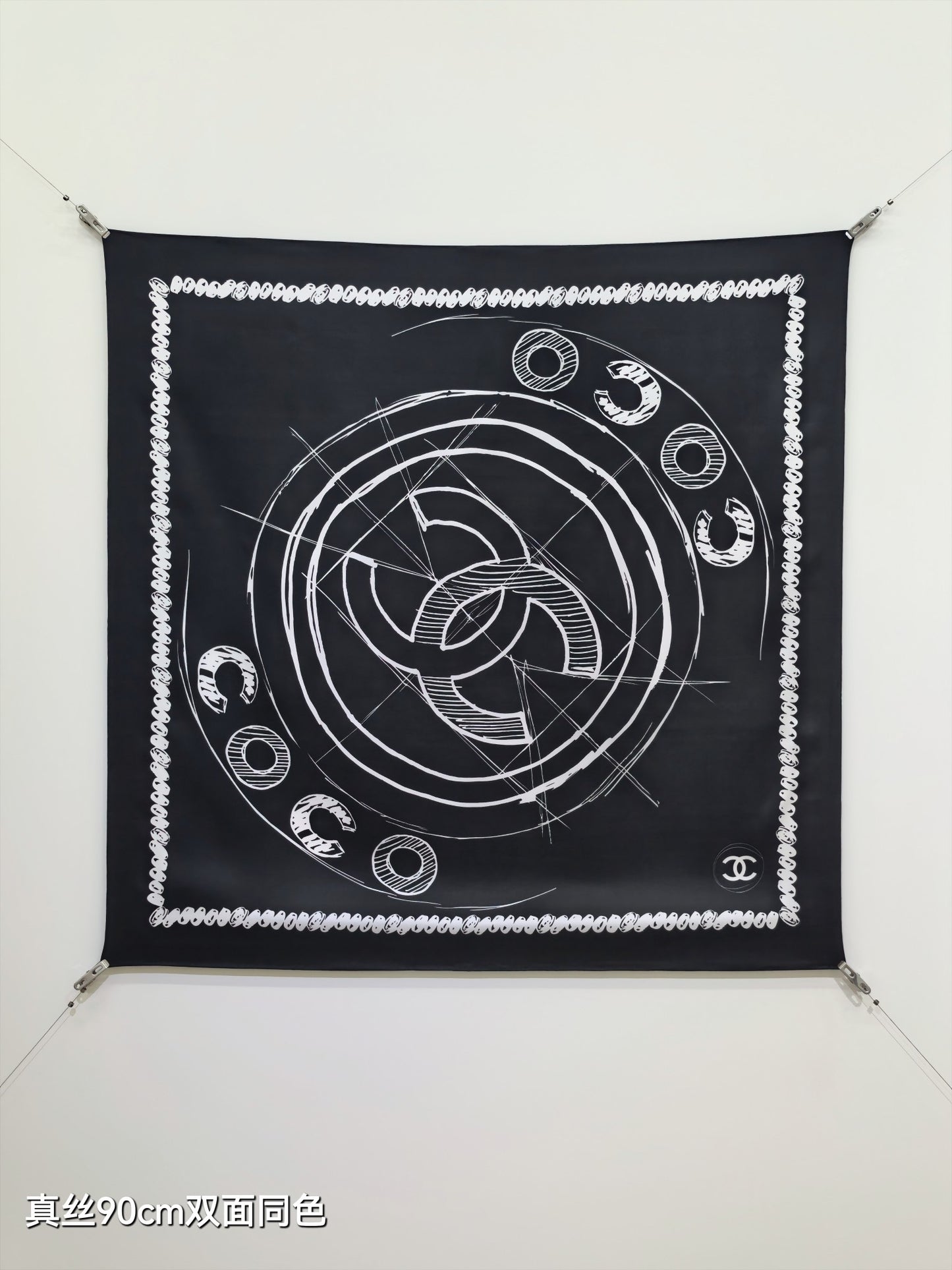 小香家-18姆米雙面 90x90cm 斜紋真絲