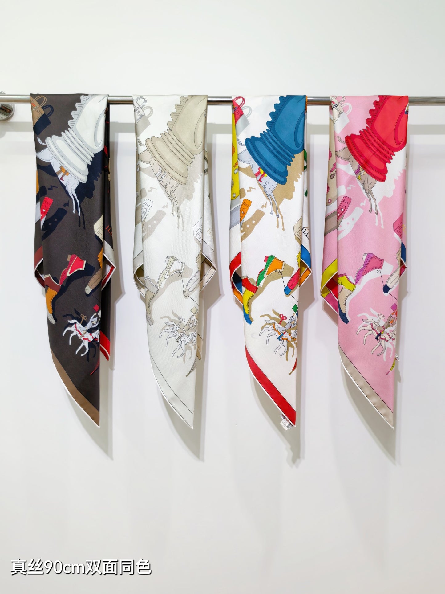 小愛款-18姆米雙面 90x90cm 斜紋真絲