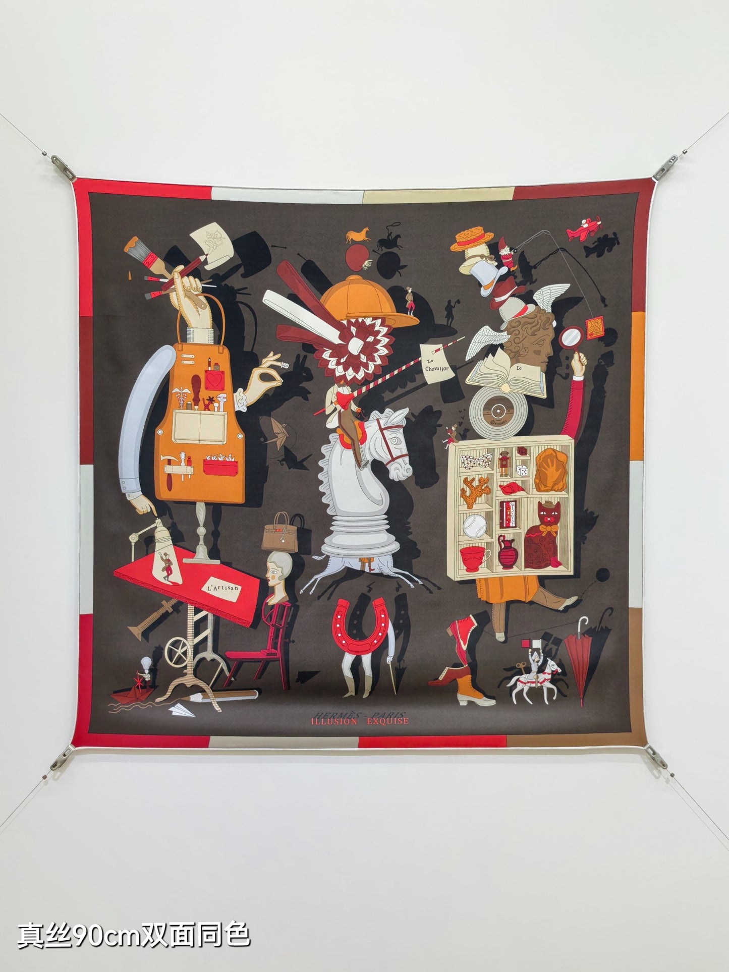 小愛款-18姆米雙面 90x90cm 斜紋真絲