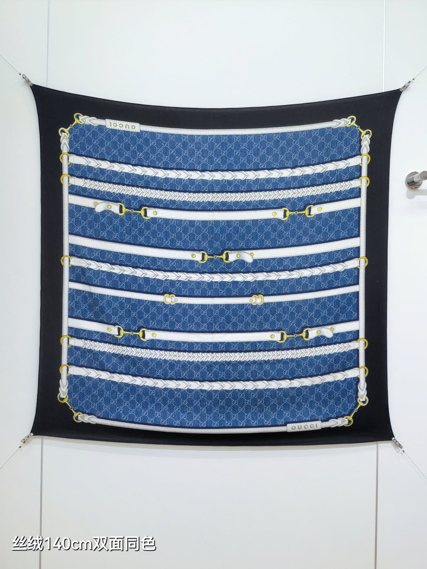 古G家-雙面同色 140x140cm 70%羊絨30%真絲