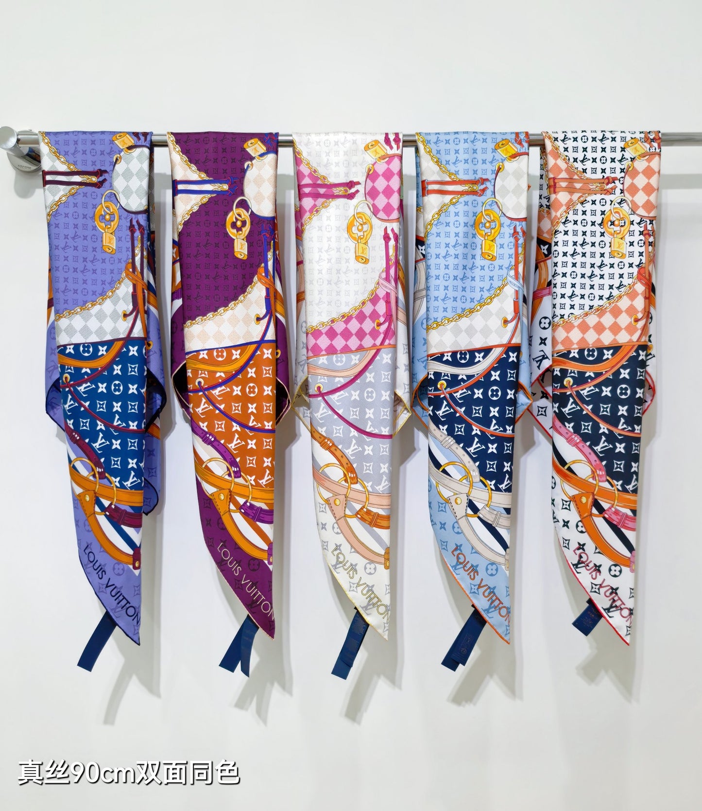 路L家-18姆米雙面 90x90cm 斜紋真絲