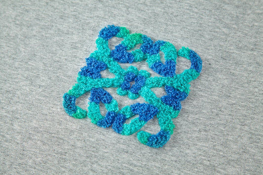 羅L家-毛巾刺繡logo短袖 灰色