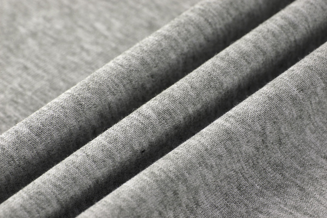 羅L家-毛巾刺繡logo短袖 灰色