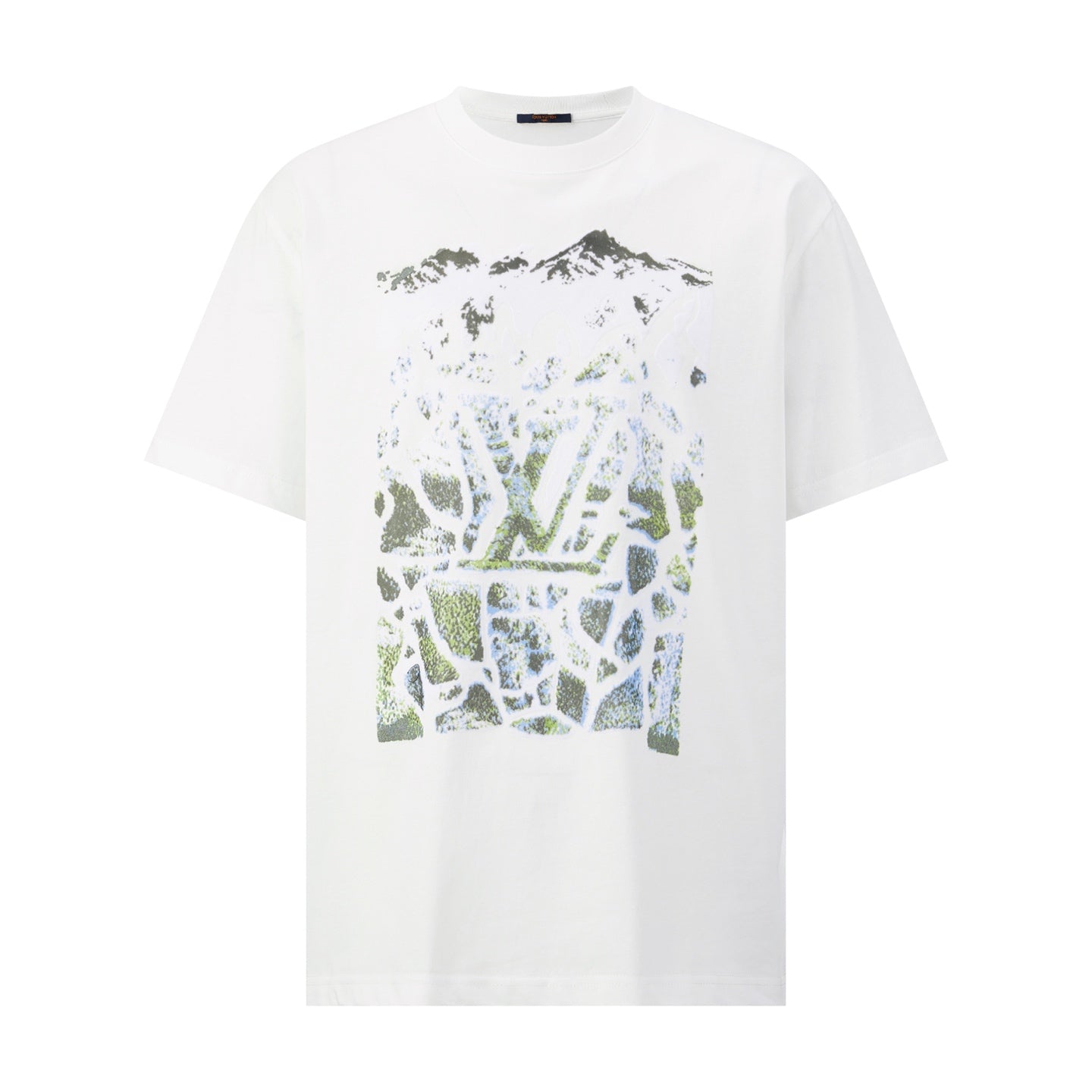 路L家-山景植絨標識短袖