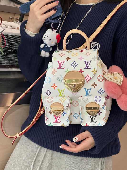 路L家- M13081-TM VENICE-肩膀包 白彩色
