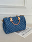 路L家-M14430 SPEEDY BANDOULIÈRE 30 手袋 牛仔藍