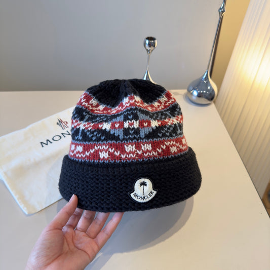 Moncler-新款針織毛帽