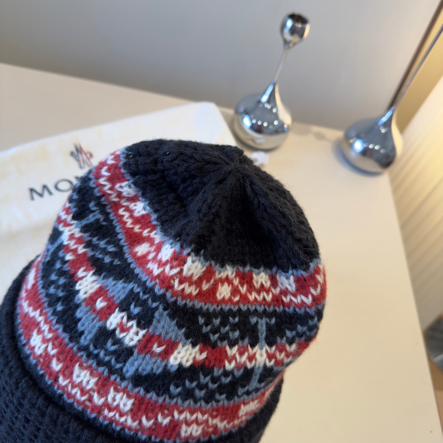 Moncler-新款針織毛帽