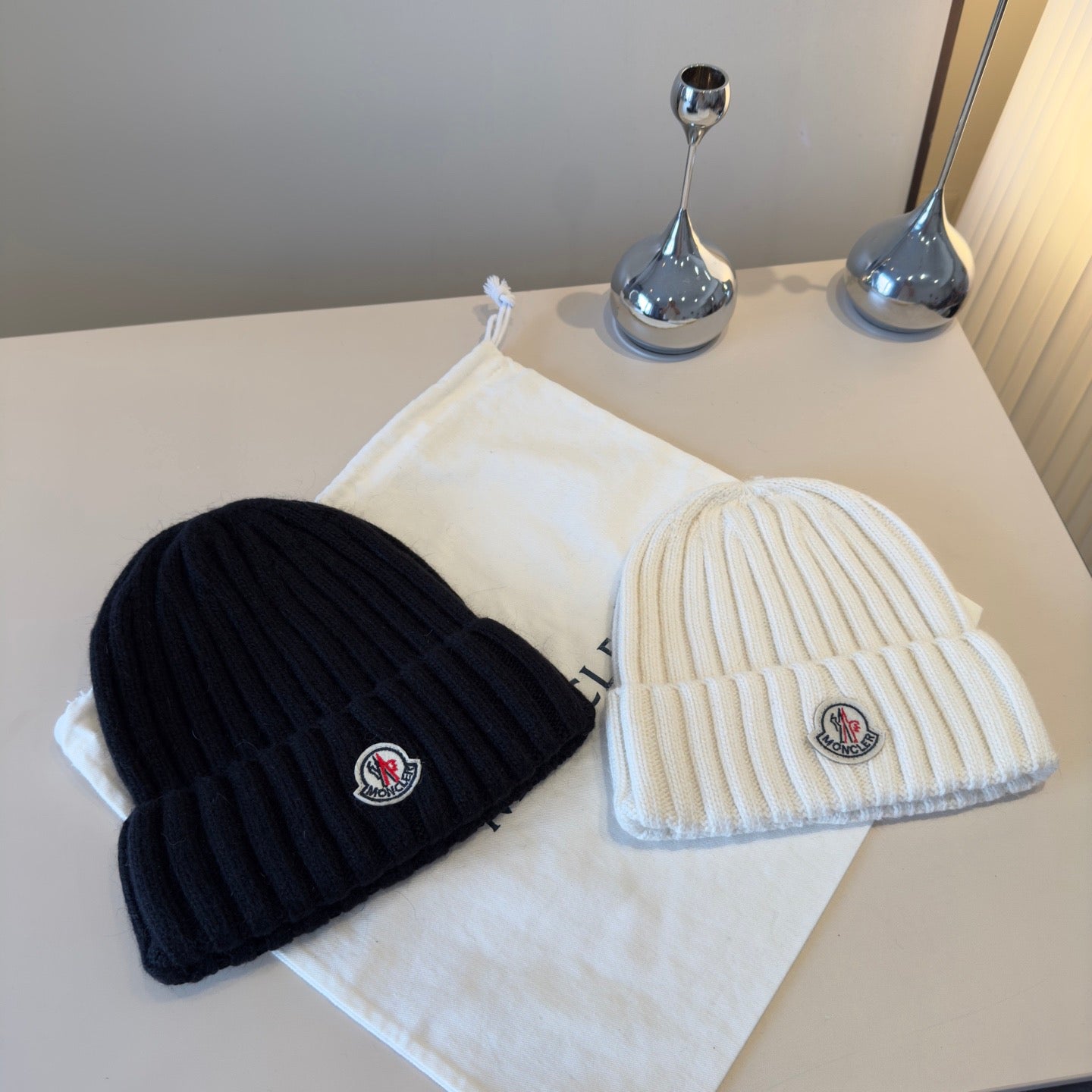 Moncler-新款針織羊毛 毛帽