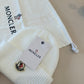 Moncler-經典毛帽百搭款-白色