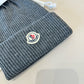 Moncler-經典毛帽百搭款-灰色