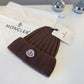 Moncler-新款毛帽-咖啡色