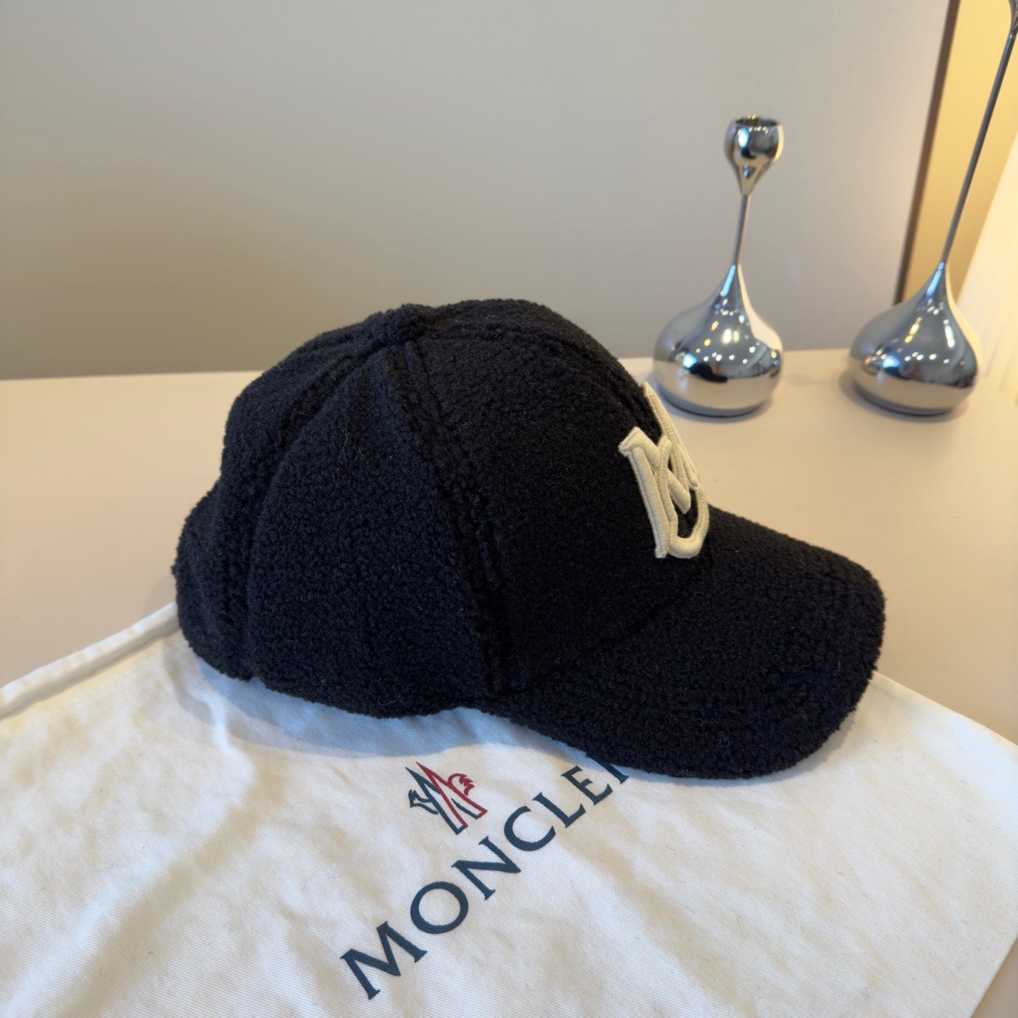 Moncler-新款鴨舌帽 高級訂製-黑色