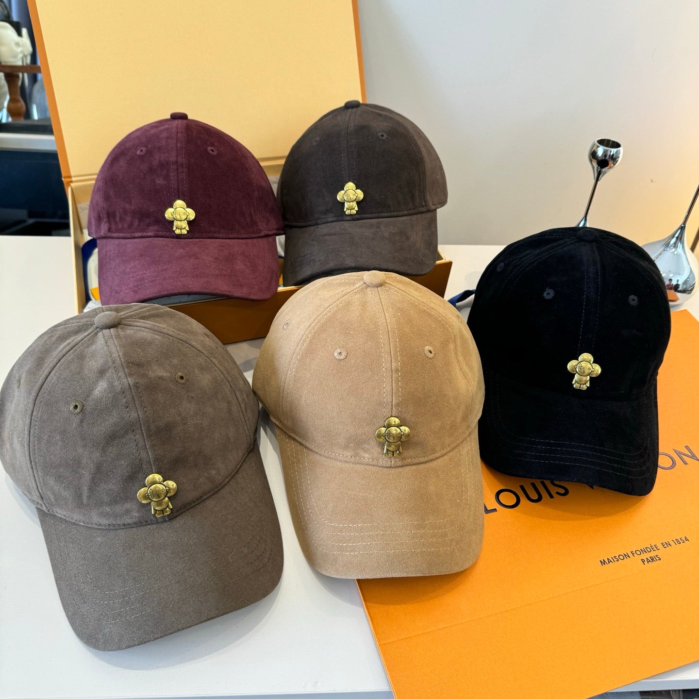 路L家-新款鴨舌帽 高級訂製款-酒紅色