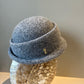 聖Y羅-新款羊毛捲邊盆帽-灰色