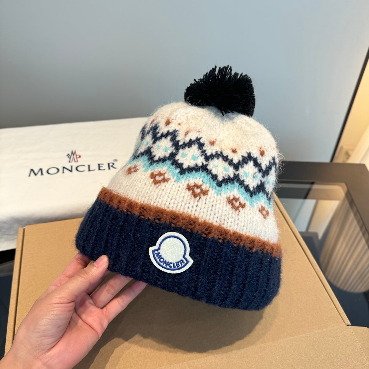 Moncler-新款毛線帽