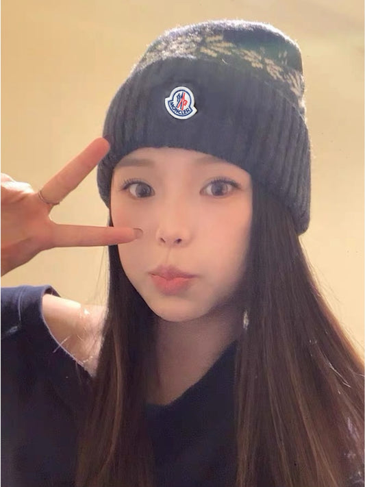 Moncler-新款毛帽-黑色
