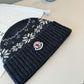 Moncler-新款毛帽-黑色