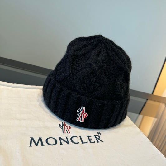 Moncler-針織帽-黑色