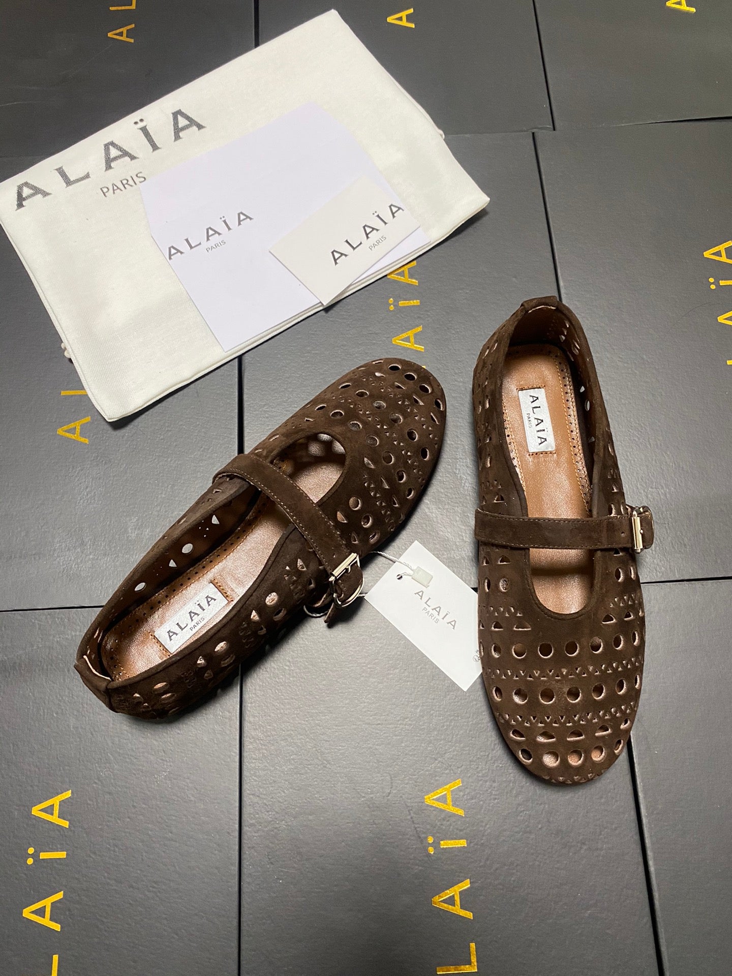 Ala-260707芭蕾舞鞋 咖色
