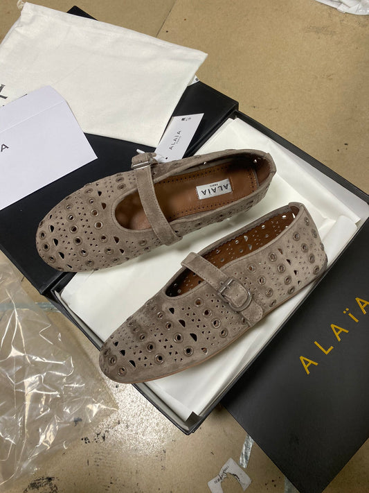 Ala-260707芭蕾舞鞋 灰棕