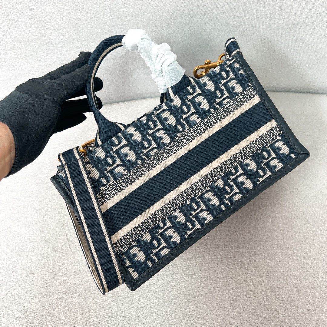 迪D家-BookTote 托特包 Mini 老花黑色