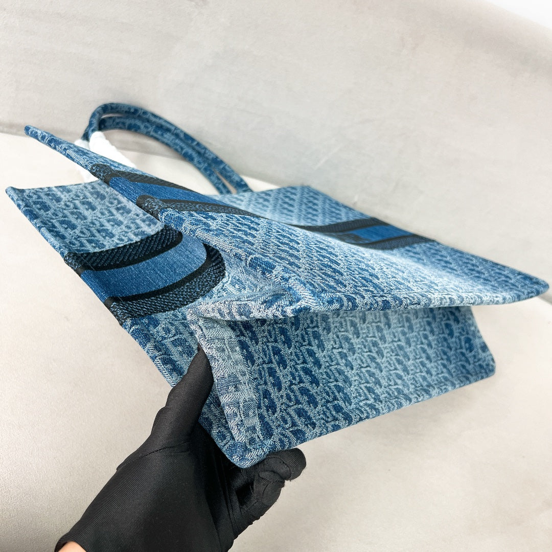 迪D家-BookTote 大號 牛仔單寧