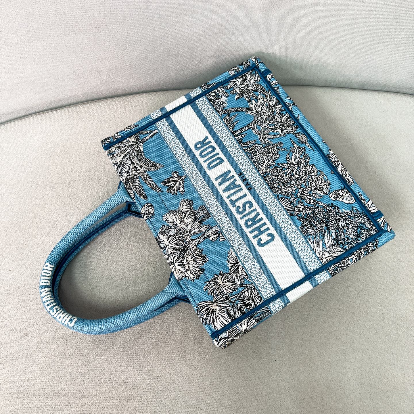 迪D家-BookTote 蝴蝶系列 托特包 天空藍