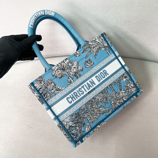 迪D家-BookTote 蝴蝶系列 托特包 天空藍
