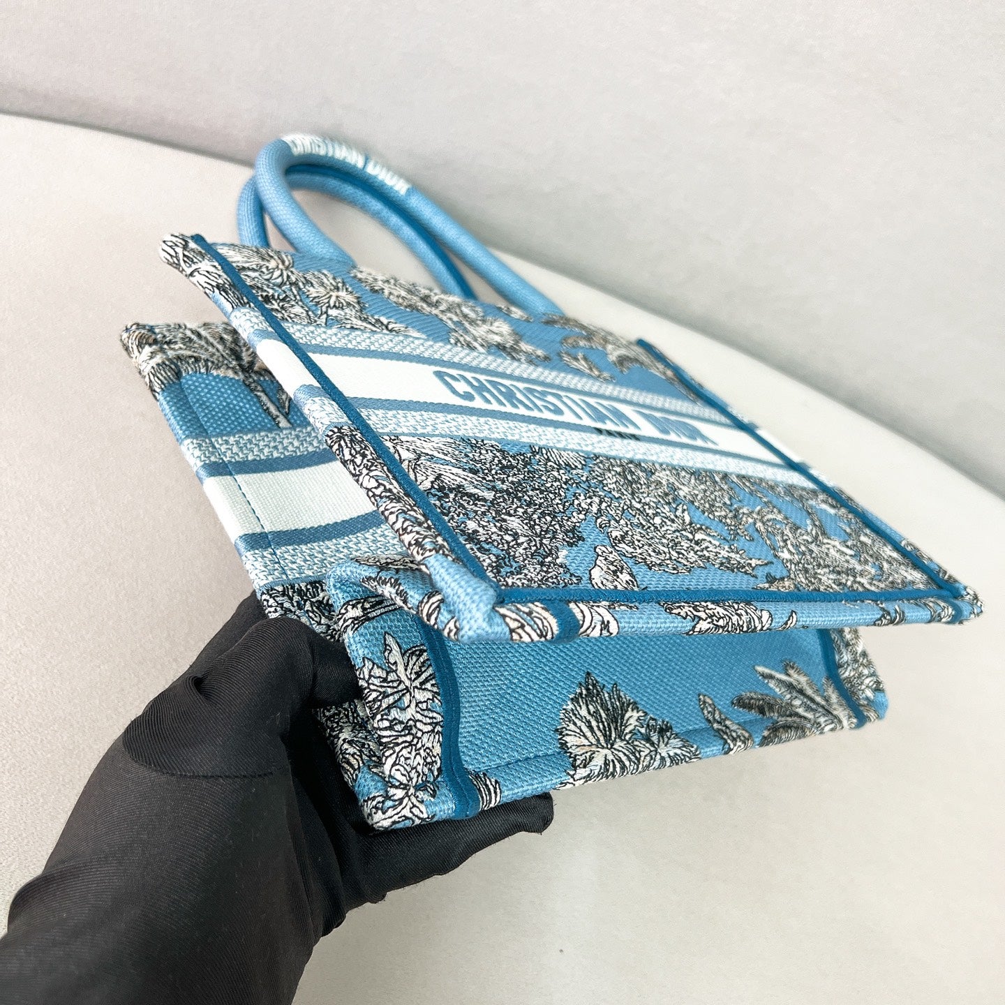 迪D家-BookTote 蝴蝶系列 托特包 天空藍