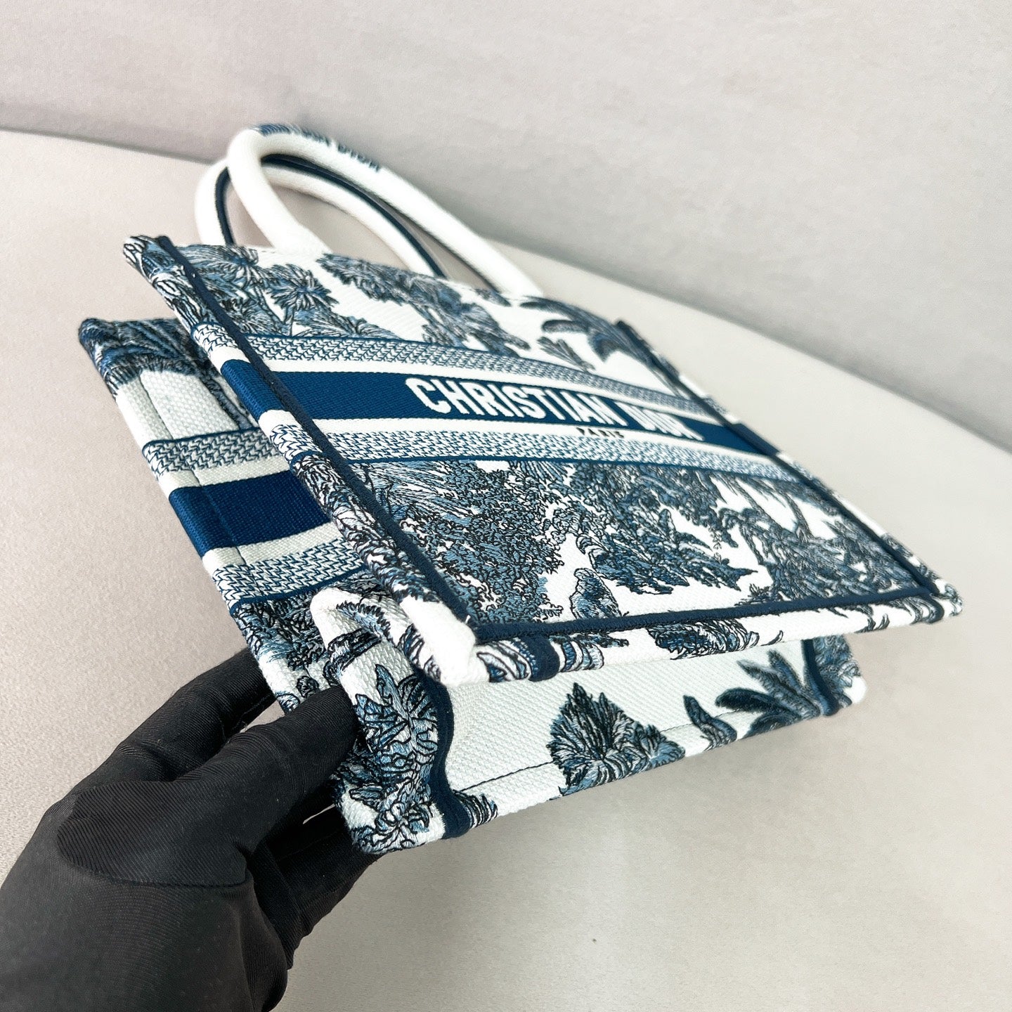 迪D家-BookTote 蝴蝶系列 托特包 深藍色