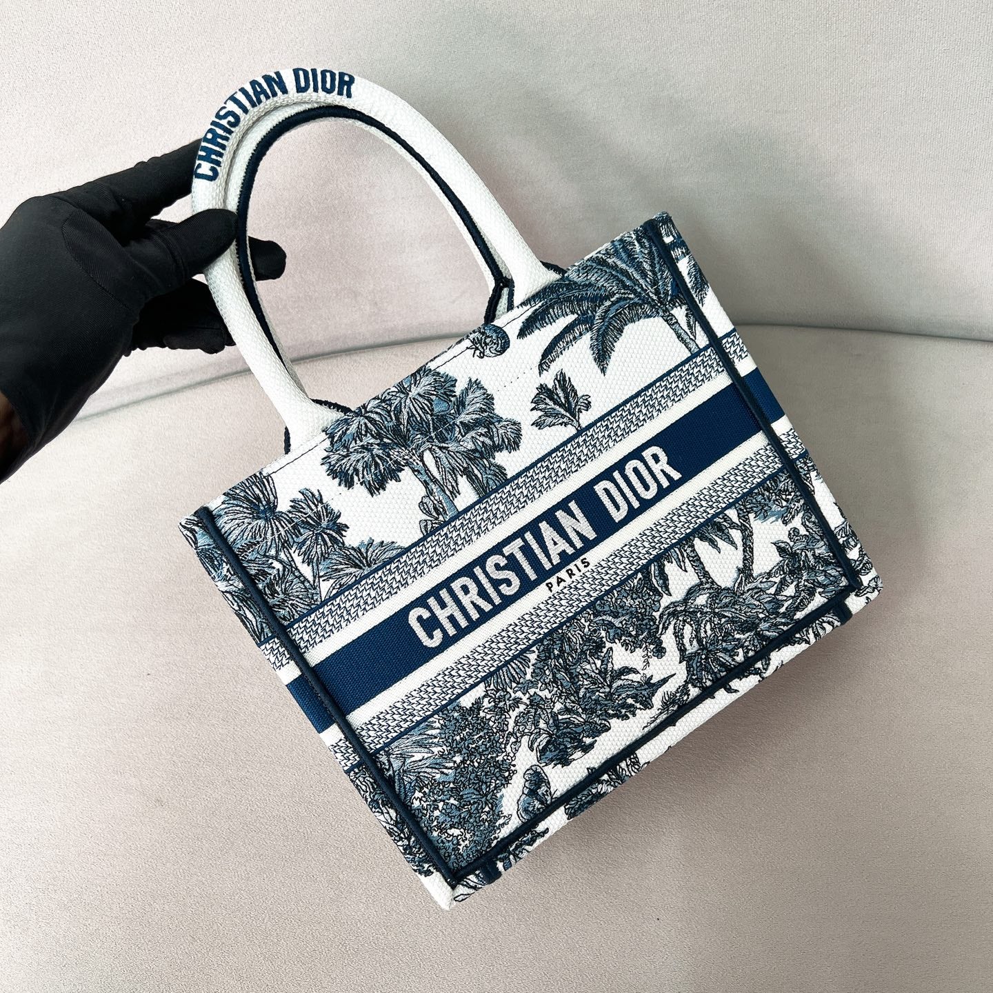 迪D家-BookTote 蝴蝶系列 托特包 深藍色