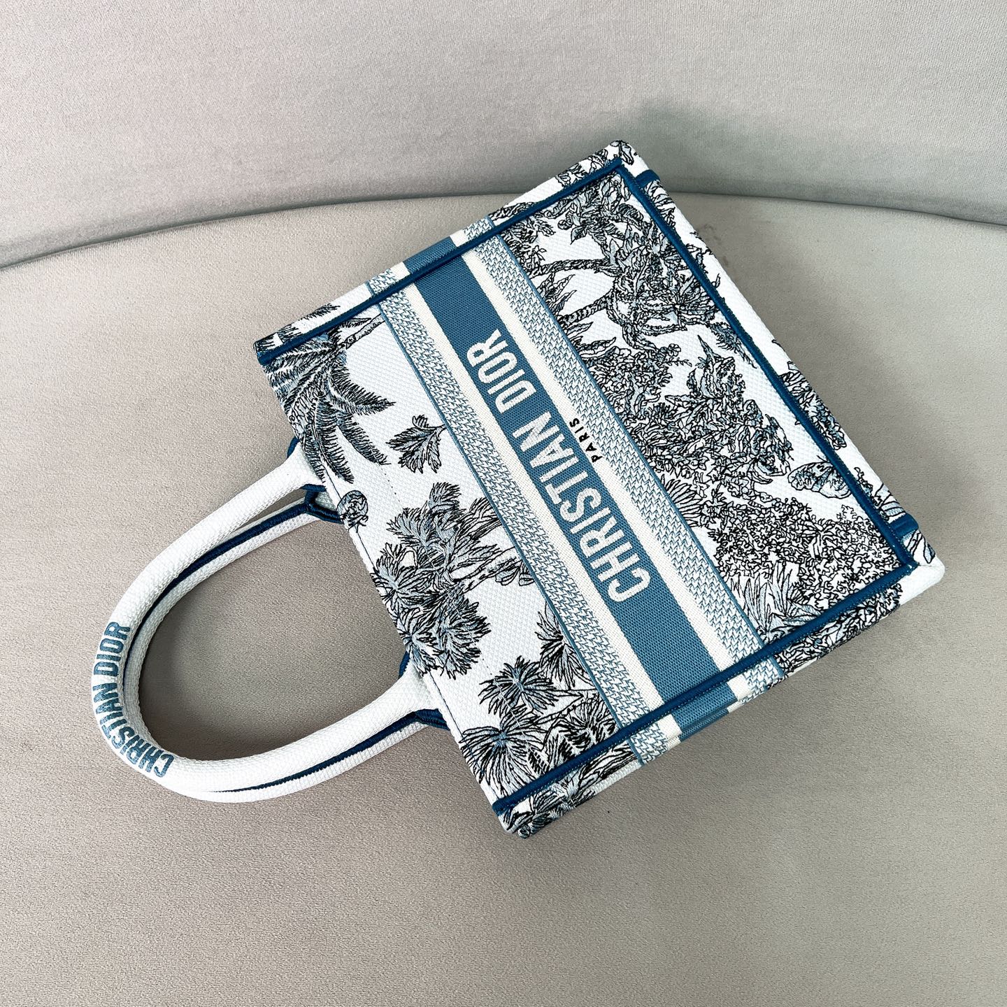 迪D家-BookTote 蝴蝶系列 托特包 冰湖藍