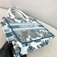 迪D家-BookTote 蝴蝶系列 托特包 冰湖藍