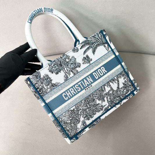 迪D家-BookTote 蝴蝶系列 托特包 冰湖藍