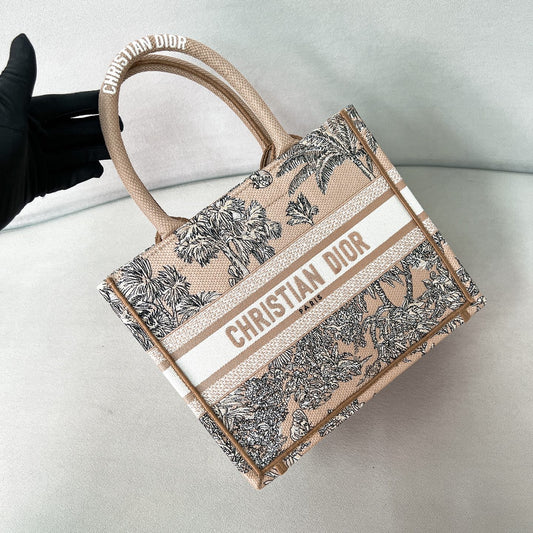 迪D家-BookTote 蝴蝶系列 小號 米橘色