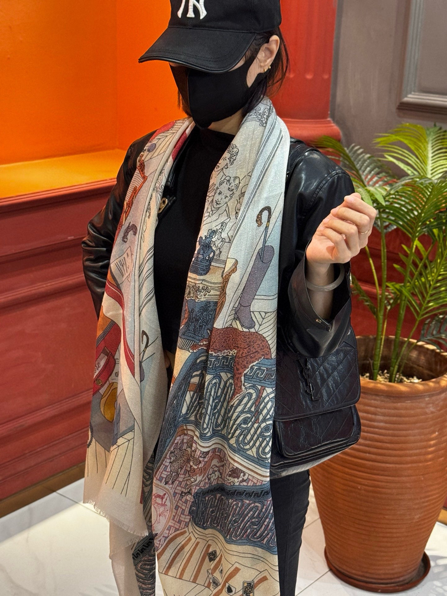 小愛款-羊絨印花 100cm*200cm 70%羊絨+30％真絲