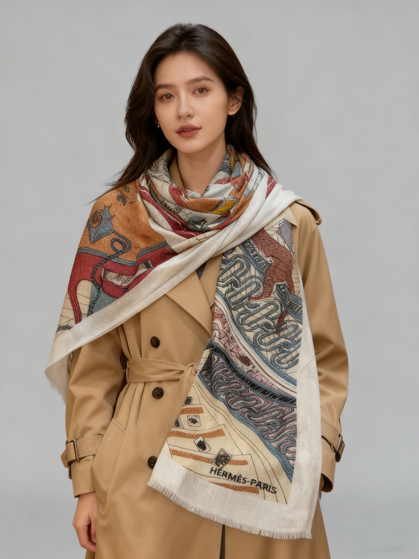 小愛款-羊絨印花 100cm*200cm
