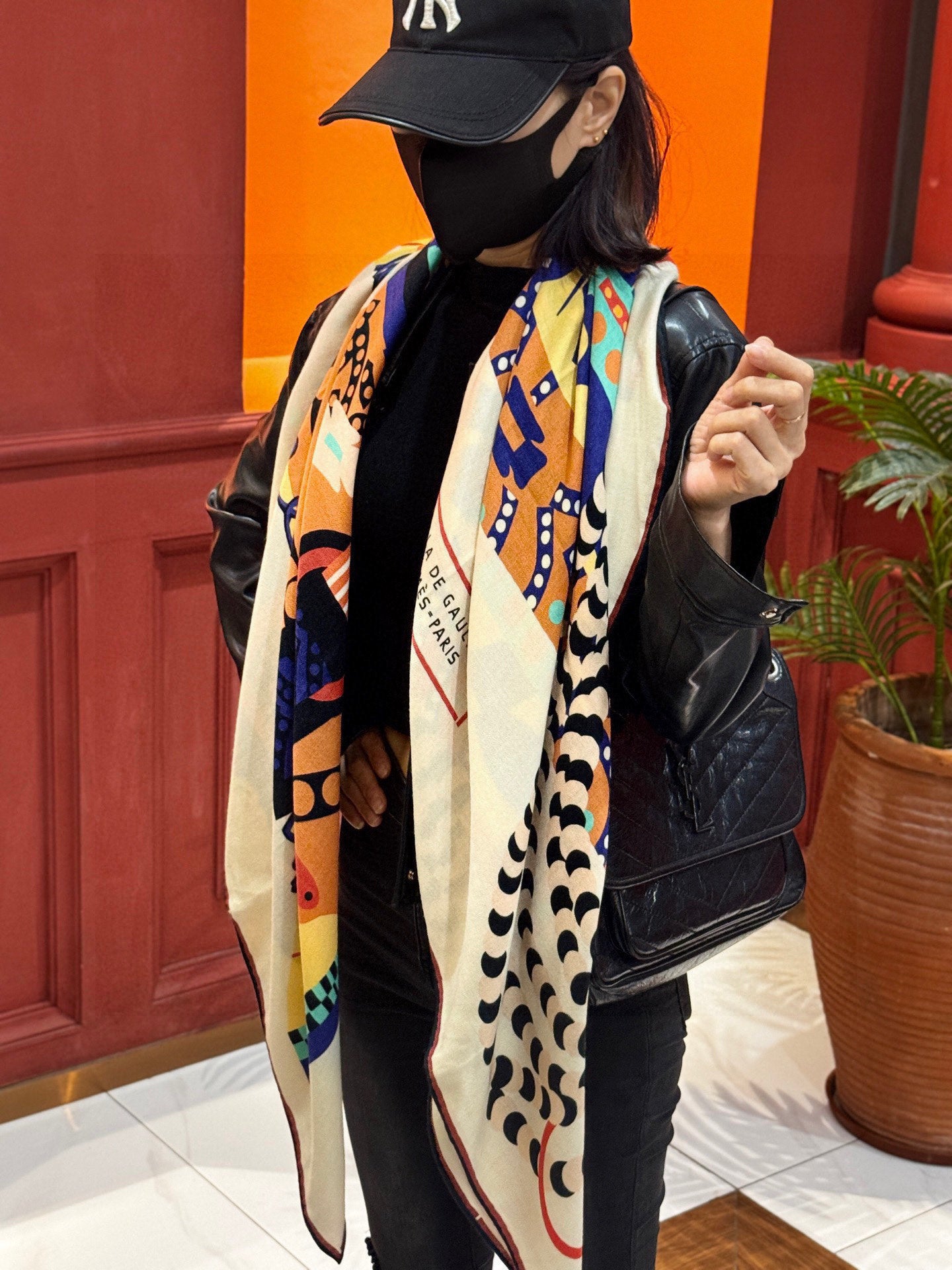 小愛款-雙面同色絲毛140cm*140cm 羊絨方巾