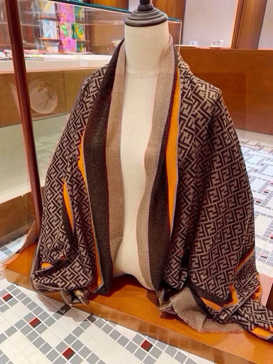 芬F家-閃光女神披肩 100*200cm 進口金屬絲