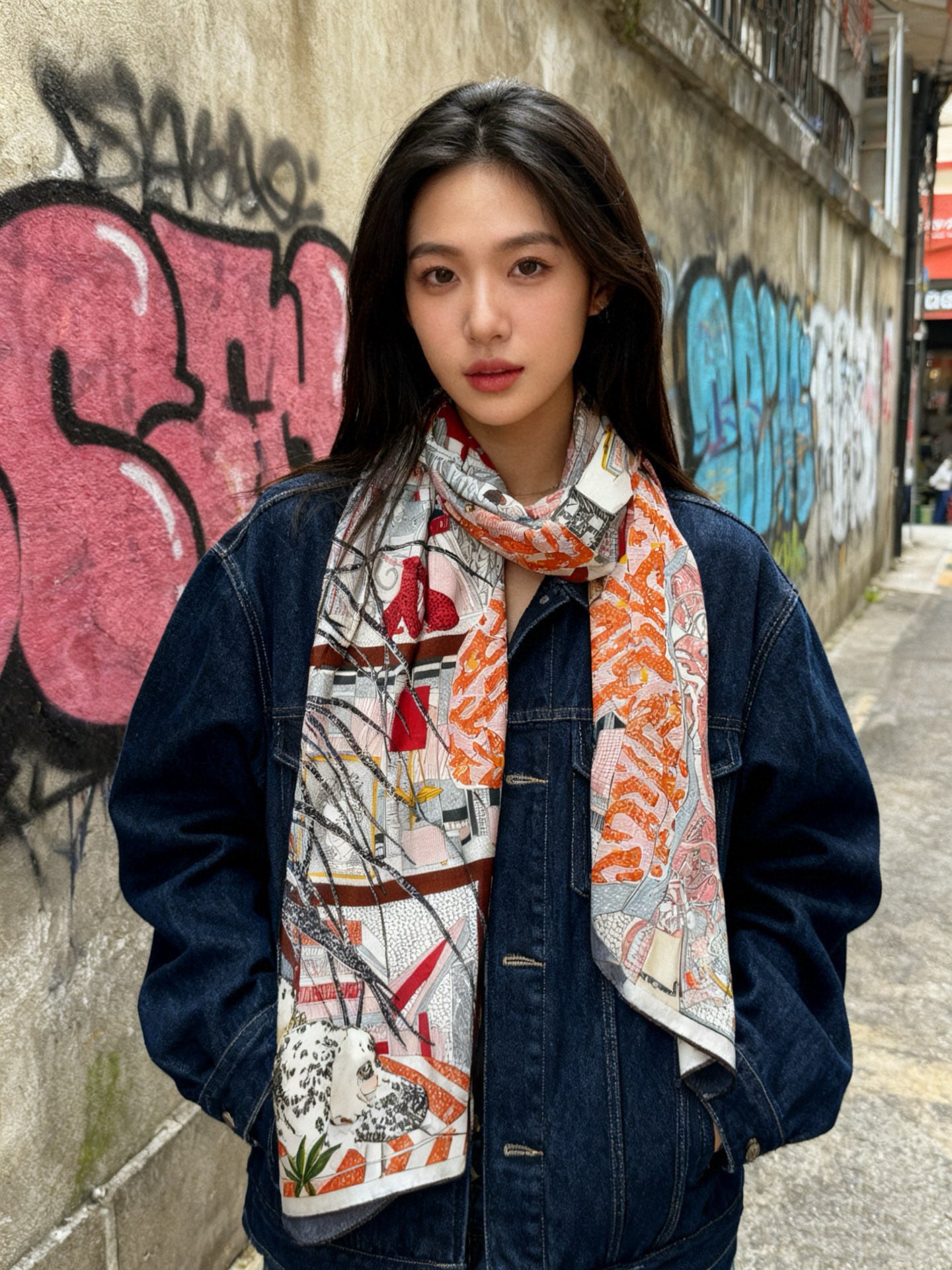 小愛款-雙面同色絲毛方巾 140x 140 70%山羊絨30%桑蠶絲
