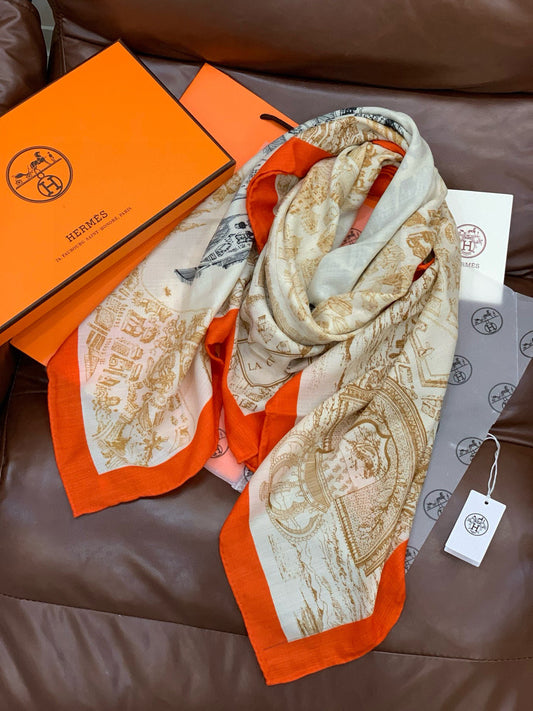 路L家-絲羊絨雙面同色披肩 140*140cm