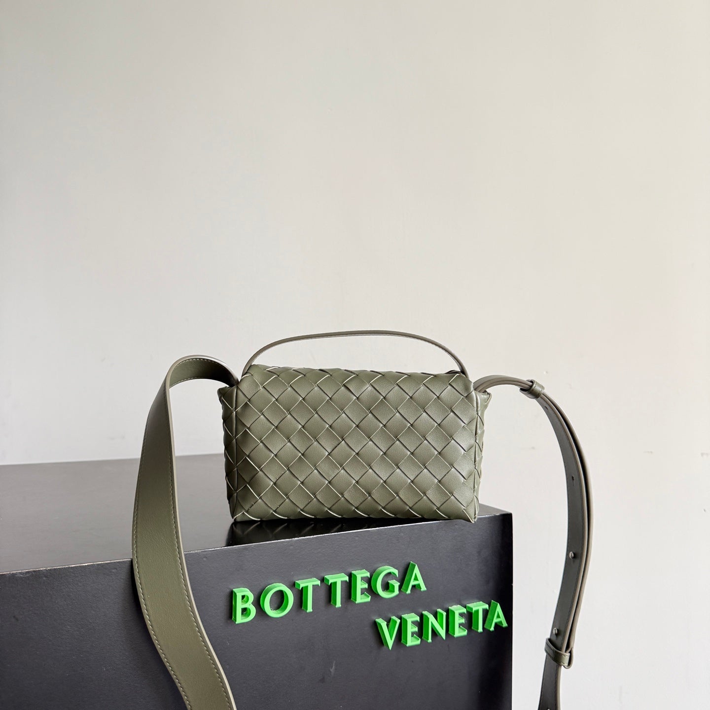 B編織-26新款Intrecciato Mini Bag 墨綠