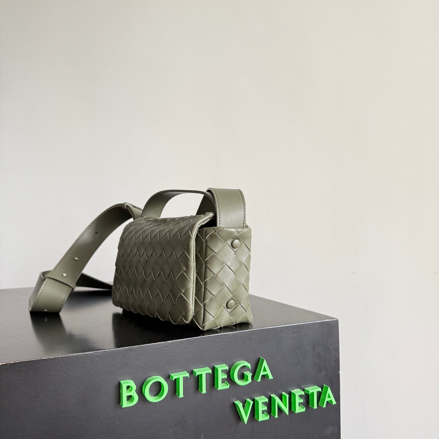 B編織-26新款Intrecciato Mini Bag 墨綠