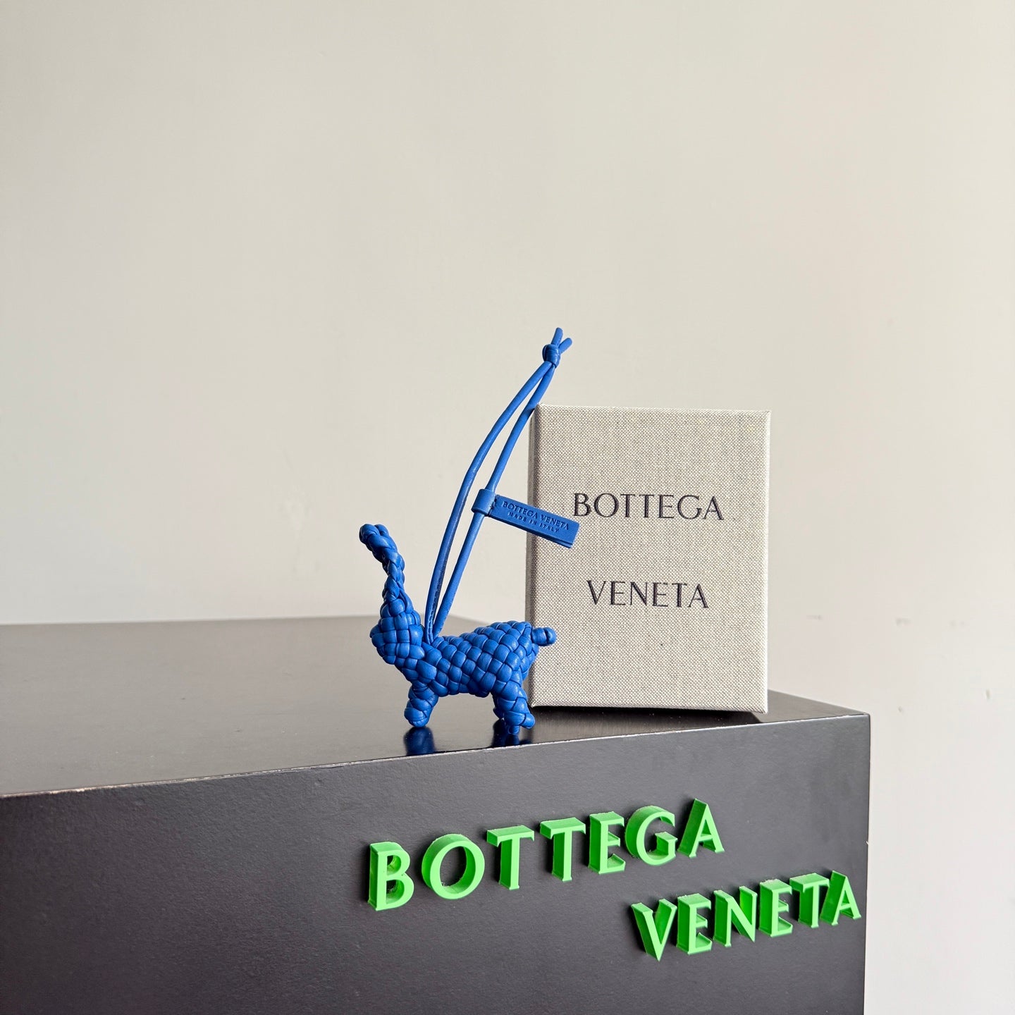 B編織-小兔子掛飾 藍色