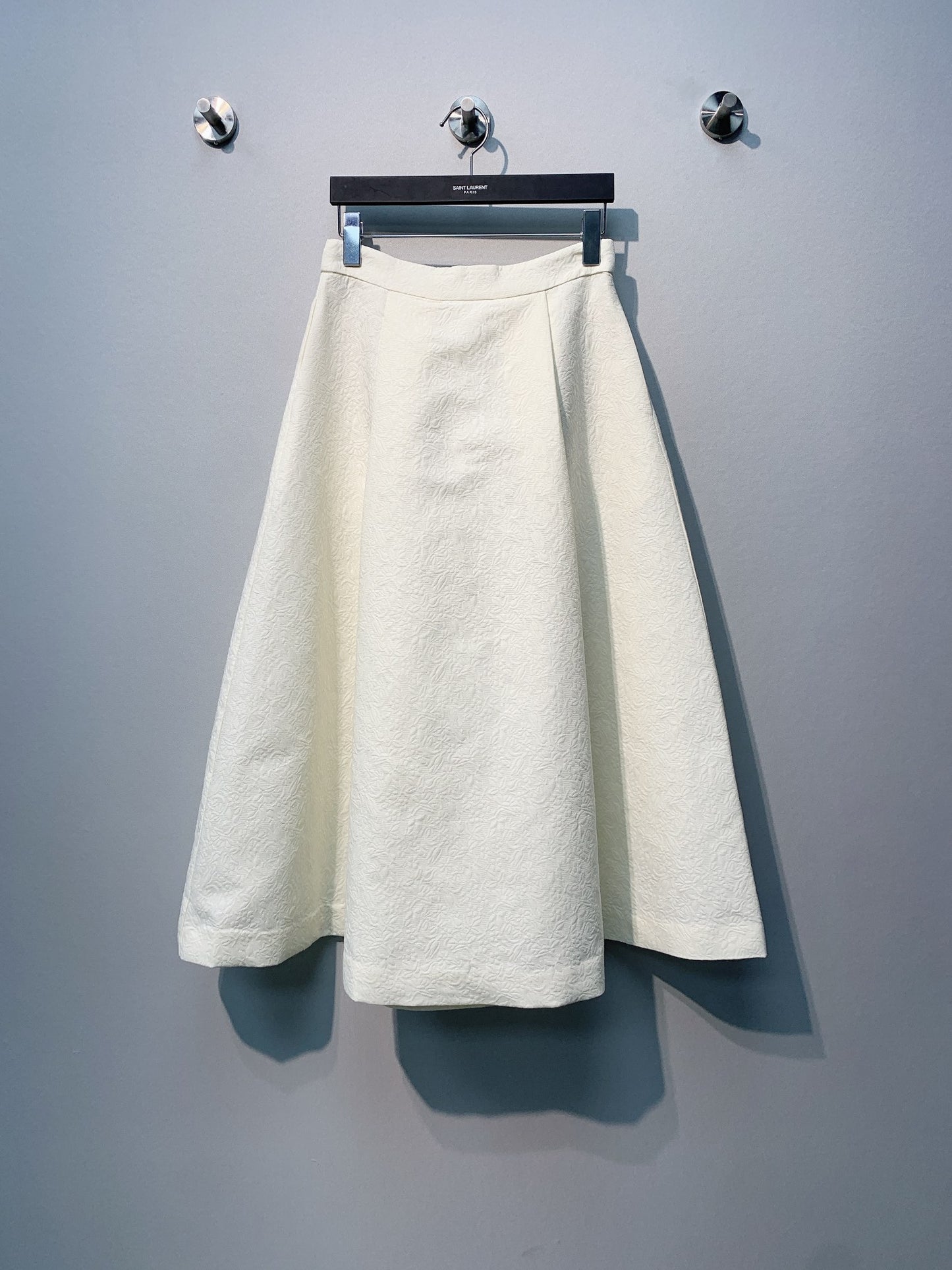 迪D家-後拉鍊提花半裙