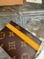 路L家-M12844 Monogram Macassar卡套-橘黃色