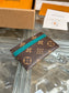 路L家-M12839 Monogram Macassar卡套-深綠色