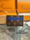 路L家-M12843 Monogram Macassar卡套-藍色